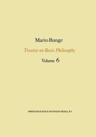 Treatise on Basic Philosophy: Volume 6