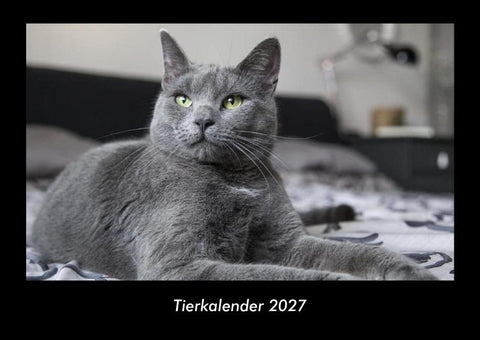 Tierkalender 2027 Fotokalender DIN A3