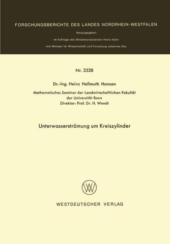 Unterwasserströmung um Kreiszylinder