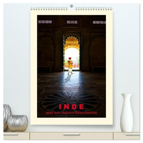 INDE pays aux couleurs éblouissantes (Calendrier mural 2026 DIN A2 horizontal) calendrier de bureau