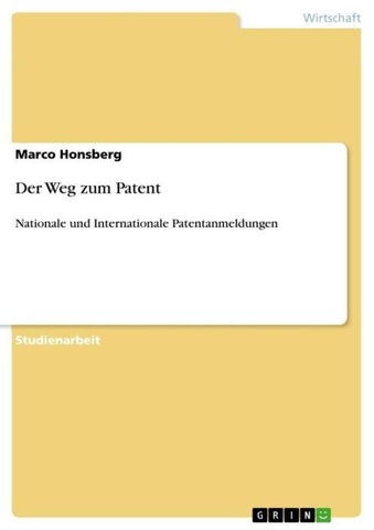 Der Weg zum Patent
