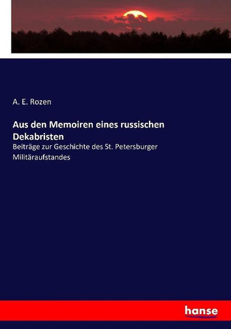 Aus den Memoiren eines russischen Dekabristen