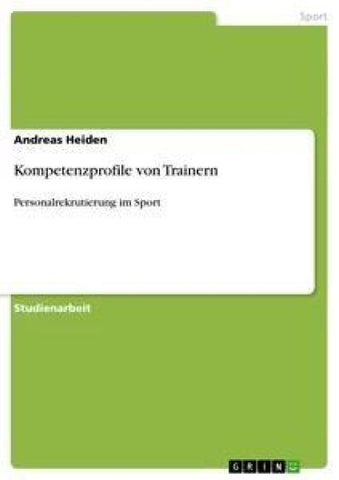 Kompetenzprofile von Trainern