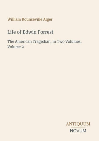 Life of Edwin Forrest