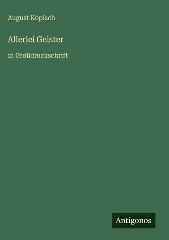 Allerlei Geister