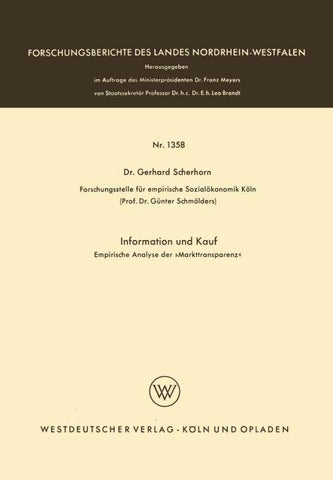Information und Kauf