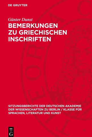 Bemerkungen zu griechischen Inschriften