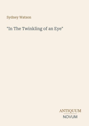 "In The Twinkling of an Eye"