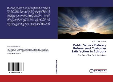 Public Serves Delivery Reform and Customer Satisfaction in Ethiopia