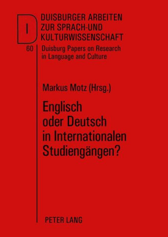 Englisch oder Deutsch in Internationalen Studiengängen?
