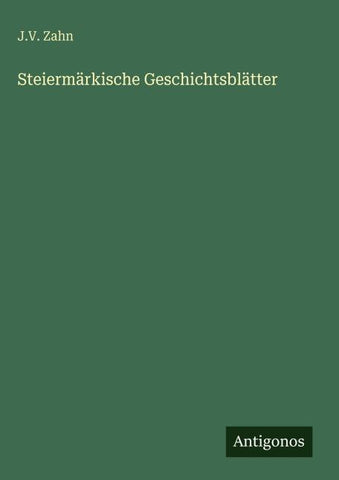 Steiermärkische Geschichtsblätter