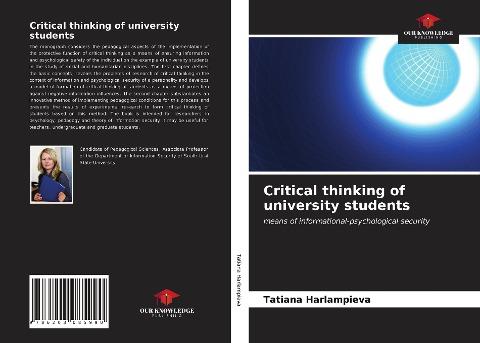 Critical thinking of university students