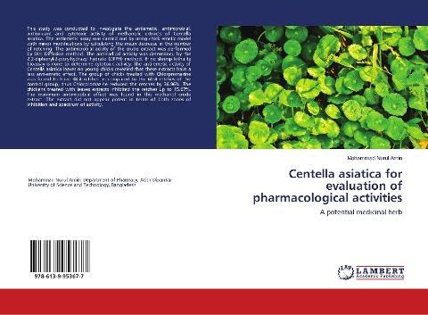 Centella asiatica for evaluation of pharmacological activities