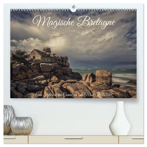 Magische Bretagne (hochwertiger Premium Wandkalender 2026 DIN A2 quer), Kunstdruck in Hochglanz