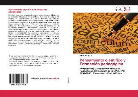 Pensamiento cientifico y Formación pedagógica