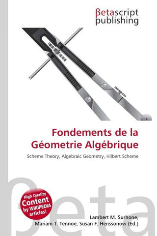 Fondements de la Géometrie Algébrique
