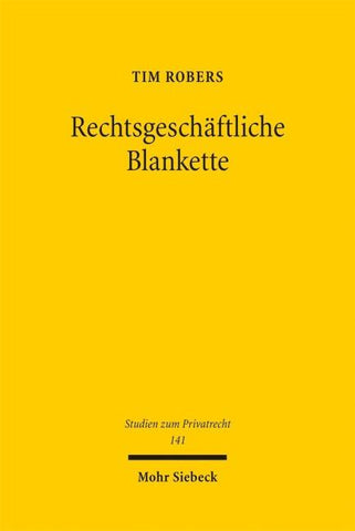 Rechtsgeschäftliche Blankette