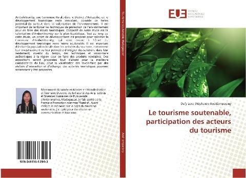 Le tourisme soutenable, participation des acteurs du tourisme