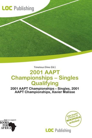 2001 AAPT Championships - Singles Qualifying