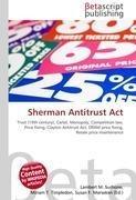 Sherman Antitrust Act