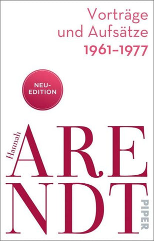 Vorträge und Aufsätze 1961–1977