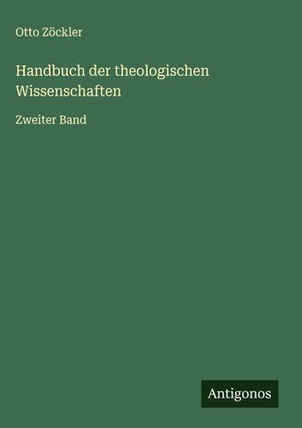 Handbuch der theologischen Wissenschaften