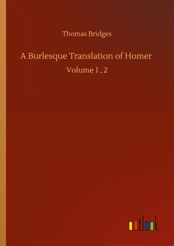 A Burlesque Translation of Homer