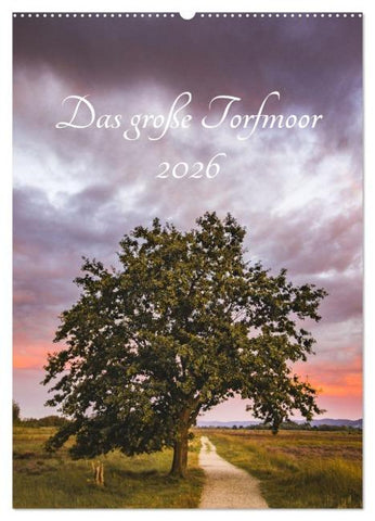 Das große Torfmoor (Wandkalender 2026 DIN A2 hoch), CALVENDO Monatskalender