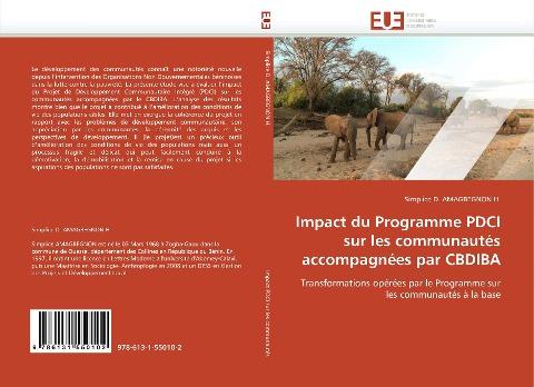 Impact du Programme PDCI sur les communautés accompagnées par CBDIBA
