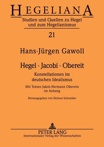 Hegel – Jacobi – Obereit
