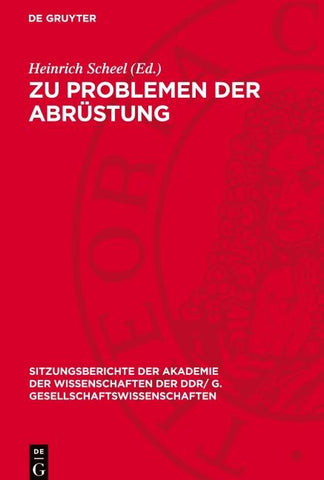 Zu Problemen der Abrüstung