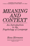 Meaning and Context
