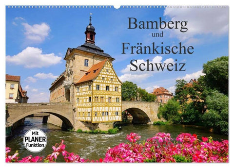 Bamberg und Fränkische Schweiz (Wandkalender 2026 DIN A2 quer), CALVENDO Monatskalender
