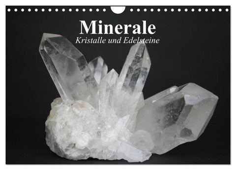 Minerale. Kristalle und Edelsteine (Wandkalender 2026 DIN A4 quer), CALVENDO Monatskalender