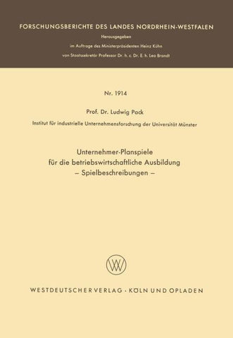 Unternehmer-Planspiele für die betriebswirtschaftliche Ausbildung