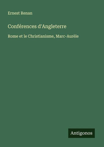Conférences d'Angleterre