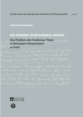 Die Freiheit zum radikal Bösen