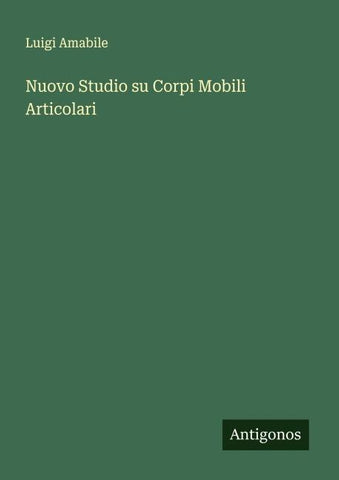 Nuovo Studio su Corpi Mobili Articolari