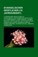 Evangelischer Geistlicher (16. Jahrhundert)