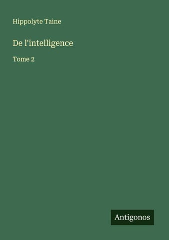 De l'intelligence