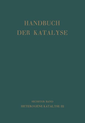 Handbuch Der Katalyse