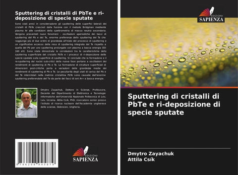 Sputtering di cristalli di PbTe e ri-deposizione di specie sputate