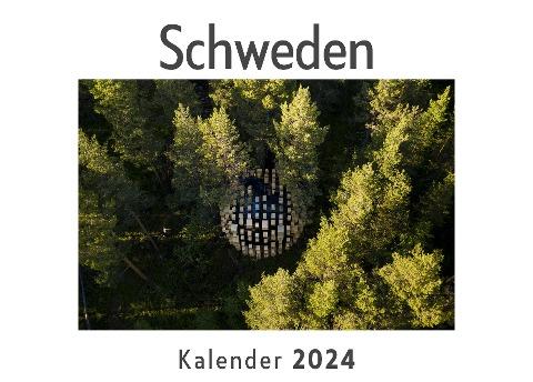 Schweden (Wandkalender 2024, Kalender DIN A4 quer, Monatskalender im Querformat mit Kalendarium, Das perfekte Geschenk)
