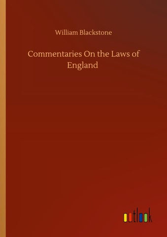 Commentaries On the Laws of England
