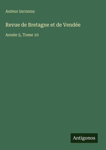Revue de Bretagne et de Vendée