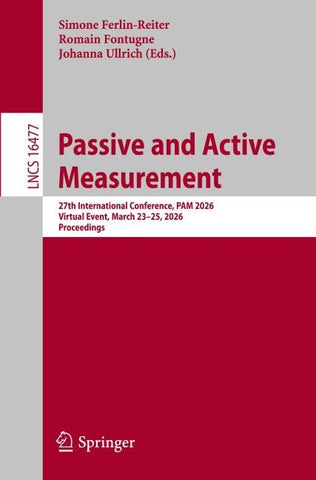 Passive and Active Measurement