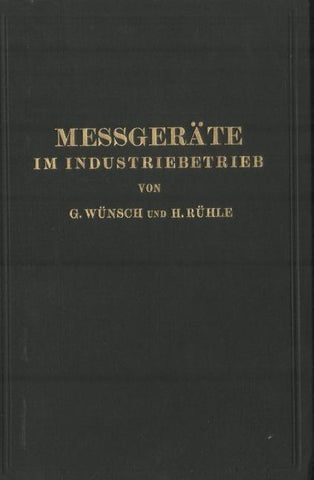 Messgeräte im Industriebetrieb