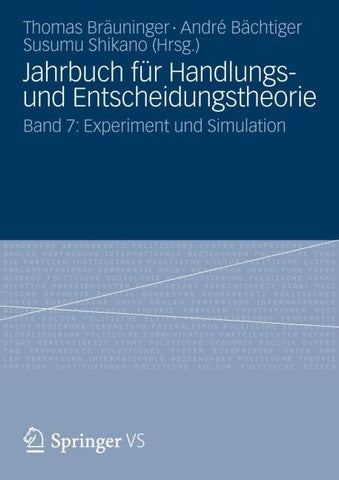 Jahrbuch für Handlungs- und Entscheidungstheorie