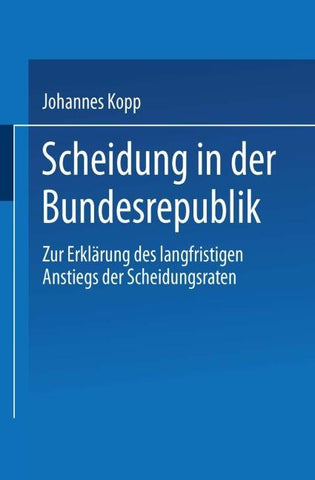 Scheidung in der Bundesrepublik