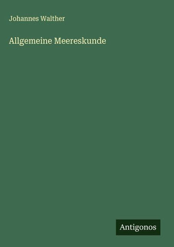 Allgemeine Meereskunde